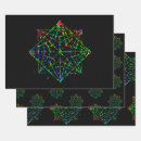 Recherche de kaléidoscope papier cadeau Fluorescent