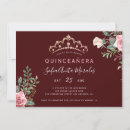 Recherche de quinceanera diadème invitations Aquarelle