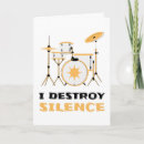 Recherche de silence vœux cartes Batteur