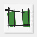 Recherche de drapeau du nigéria magnets Fierté