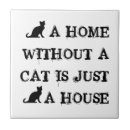 Recherche de humour de chat carreaux Noir