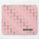 Recherche de ananas rose tapis souris Moderne