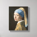 Recherche de perles impressions sur toile Johannes vermeer