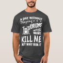 Recherche de drummer tshirts Chanson