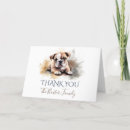 Recherche de bulldog remerciements cartes Chien mignon