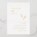 Recherche de gold foil mariage invitations Bohémien