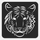 Recherche de tigre blanc autocollants Zodiaque chinois