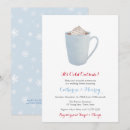 Recherche de hot cocoa invitations Flocons de neige
