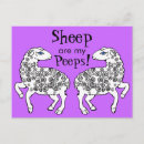 Recherche de moutons cartes postales Ami