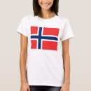 Recherche de drapeau de la norvège tshirts Femmes