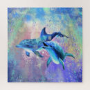Recherche de dessin de dauphin puzzles Dauphins