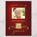 Recherche de 16x22 50ans anniversaire invitations Fête d'anniversaire