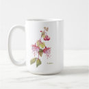 Recherche de fleur rose fuchsia tasses Aquarelle