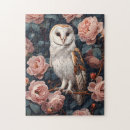 Recherche de dessin de hibou puzzles Chouette