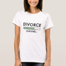 Recherche de divorce tshirts Humour