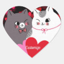 Recherche de chats romantiques autocollants Amour
