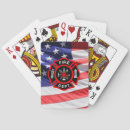 Recherche de pompier jeux de cartes Patriotique