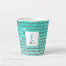Recherche de marche tasses Typographie