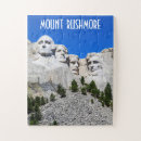 Recherche de mont rushmore puzzles Usa