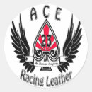 Recherche de vieux cuir autocollants Moto