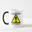 Recherche de précaution tasses Avertissement
