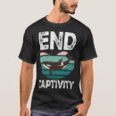 Recherche de orques en captivité tshirts Fin