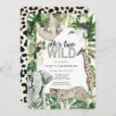 Recherche de two wild invitations Animaux safari