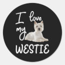Recherche de chien westie autocollants West highland white terrier