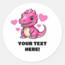 Recherche de dinosaure drôle autocollants Coeur
