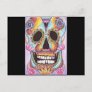 Recherche de crâne mexicain cartes postales Tatouage
