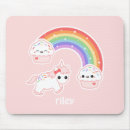 Recherche de arc en ciel licorne tapis souris Kawaii