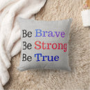 Recherche de soyez courageux coussins Citation