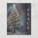 Recherche de arbres de noël cartes postales Paix