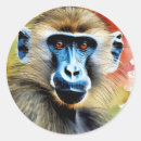 Recherche de babouin autocollants Primate