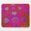 Recherche de motif psychédélique tapis souris Coeur
