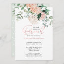 Recherche de blush floral bridal shower invitations Brunch