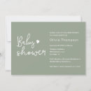 Recherche de sage baby shower invitations Élégant