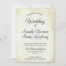Recherche de parchemin mariage invitations Vintage