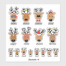 Recherche de reindeer autocollants Santa claus