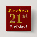 Recherche de 21ème badges 21 ans
