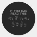 Recherche de interprétation autocollants Sourd