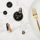 Recherche de de partie confettis Noir et or