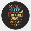 Recherche de comédienne autocollants Théâtre