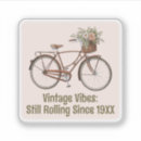 Recherche de vélo classique autocollants Vintage