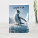Recherche de pingouin antarctique vœux cartes Oiseau
