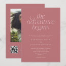 Recherche de commencement invitations Typographie moderne