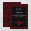 Recherche de rouges de damassé invitations Couple