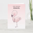 Recherche de rose flamant anniversaire cartes Animal