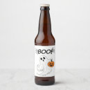 Recherche de halloween bière étiquettes Noir et blanc