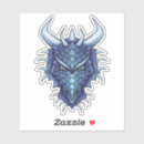 Recherche de tête dragon autocollants Mythique